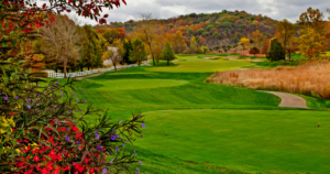 Beautiful fall photo at Country Club of St. Albans in St. Albans, Missouri
