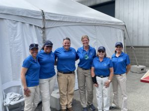 Heather and the other women volunteers who worked on the grounds crew during the 122nd U.S. Women's Amateur at Chambers Bay.
