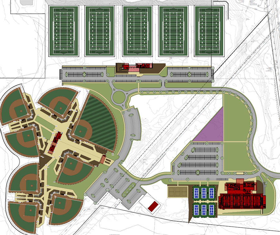 Diagram of the Saraland Complex