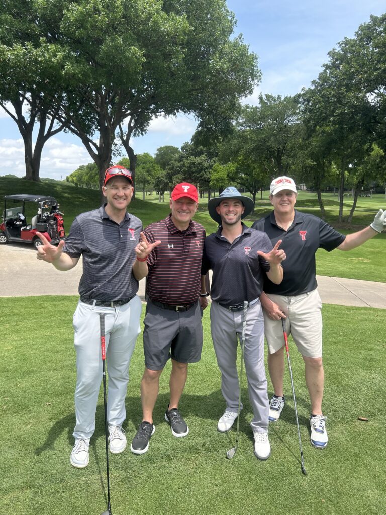 Tour of Texas program finisher Trey Coleman (far left).