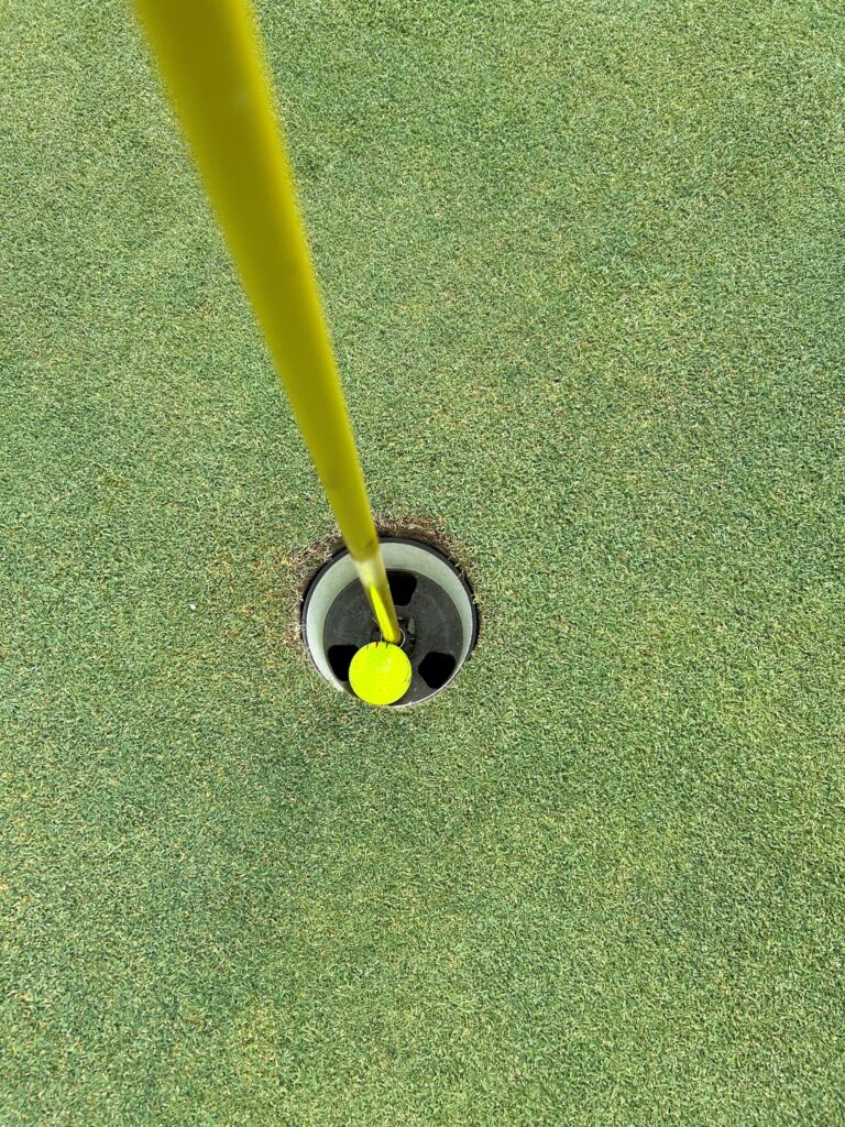 Hole-in-one at hole number seven at Shady Rest.