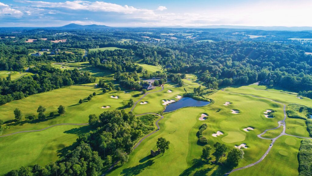 aerial shot of Whiskey creek