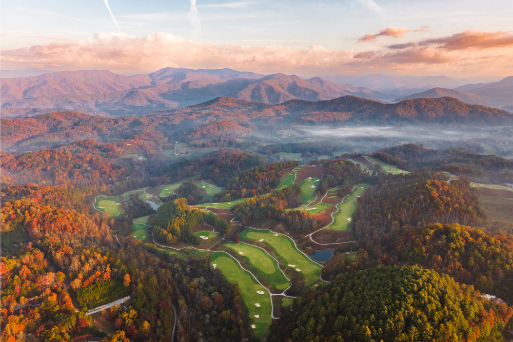 Aerial view of Sequoyah National Golf Club