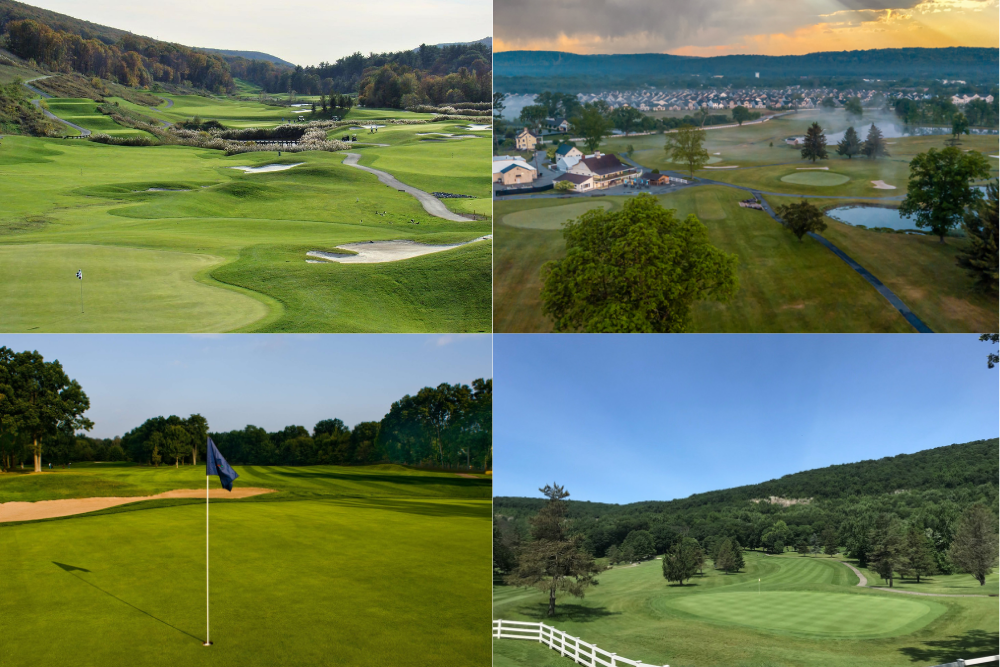 Four Morris County (N.J.) courses.