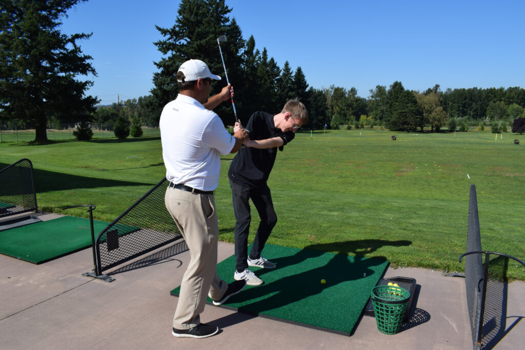 Portland Parks Golf Director of Instruction Jake Bader at Colwood Golf Center