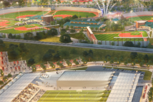 Rendering of the Mansfield Sports Park